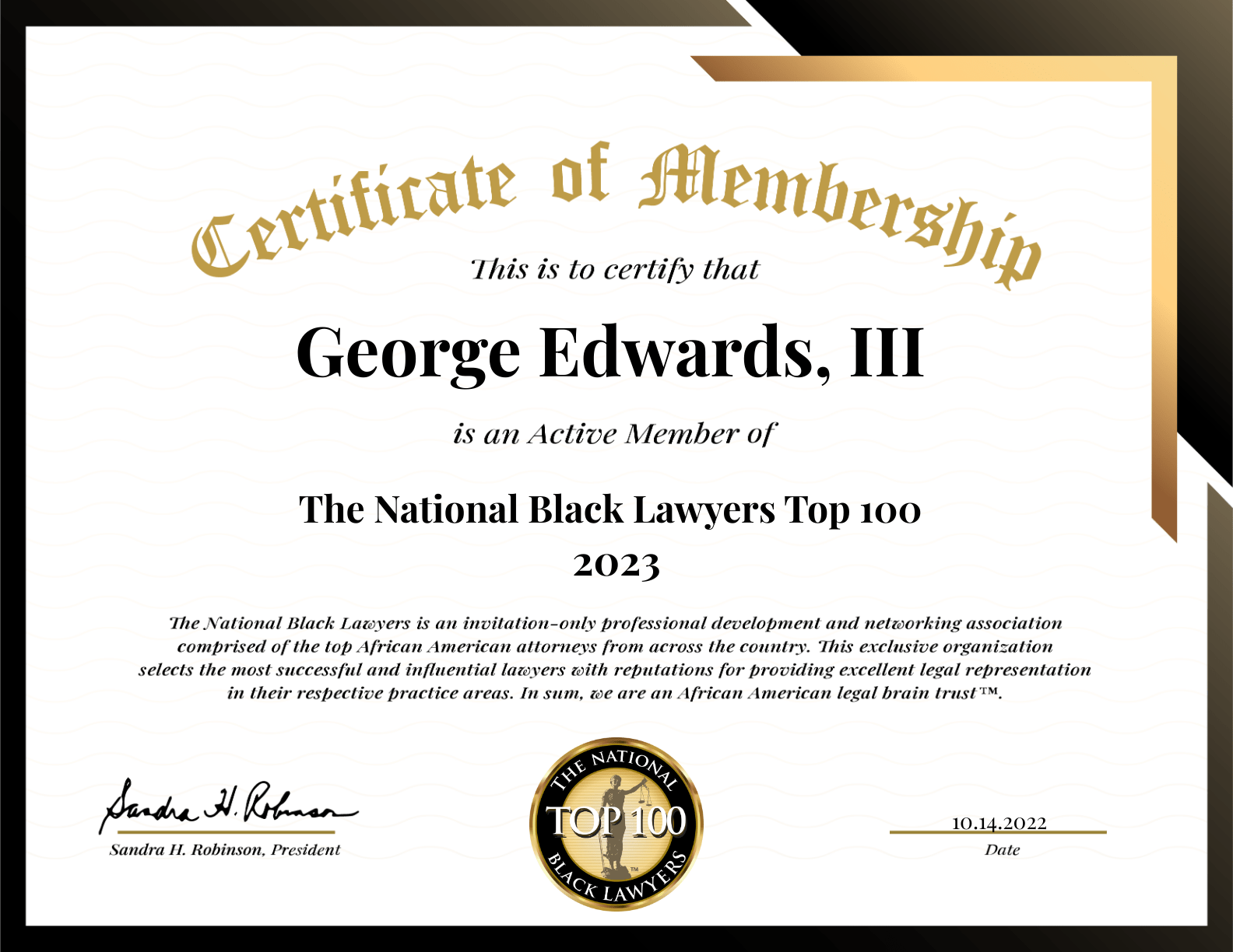 NBL-Certificate The National Black Lawyers